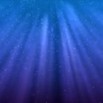 A vibrant blue and purple background adorned with beams of light, channeling a serene and energizing vibe - perfect for spiritual healers seeking to create a harmonious atmosphere.